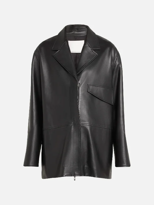 Special Offer Charli Leather Jacket in Black