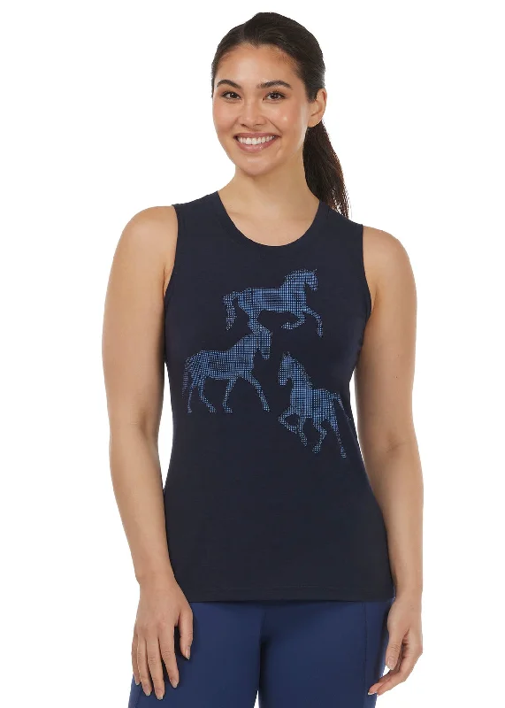 Seasonal Fashion Trinity Horse Tank Top