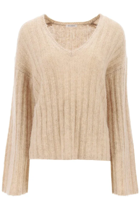 Coastal Beach - Inspired Style By Malene Birger Women's Cimone Sweater In Flat-Ribbed Knit