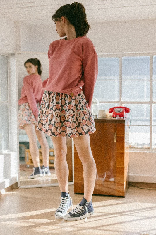 Everyday Basics Skirt Lucy Pink Flowers