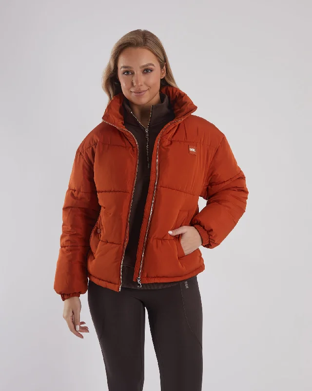 Unleash Your Fashion Missy Jacket Cinnamon Orange