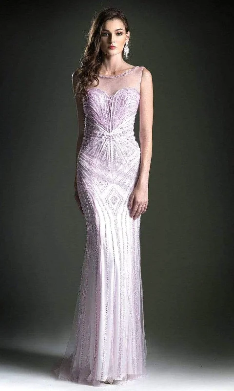 Wardrobe Upgrade Andrea and Leo - 5154ASC Beaded Sleeveless V-Back Long Gown