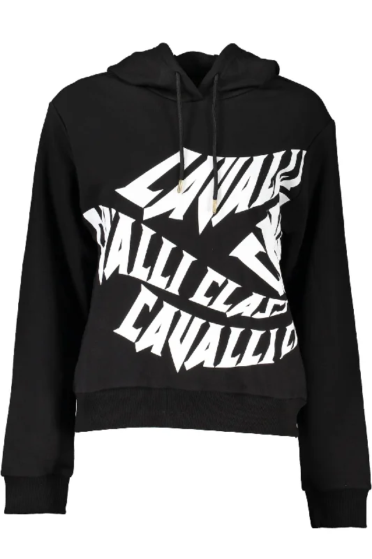 Gift Ideas Cavalli Class Elegant Hooded Long-Sleeve Women's Sweater