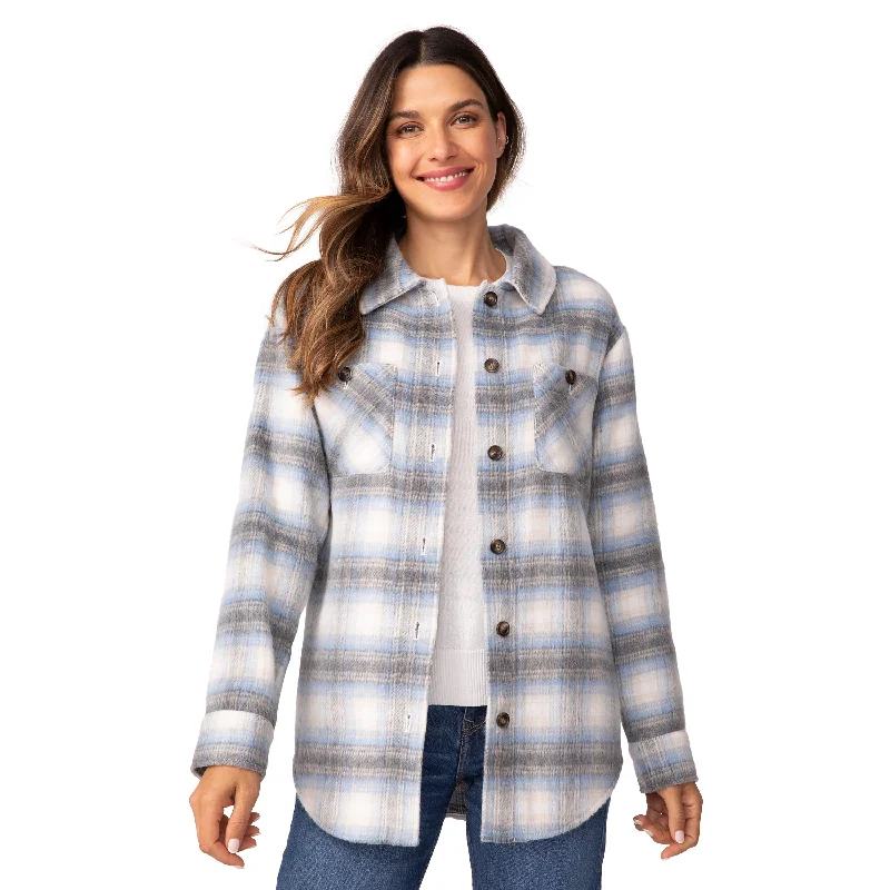 Trendsetting Threads Free Country Women's Hayley Plaid Shacket