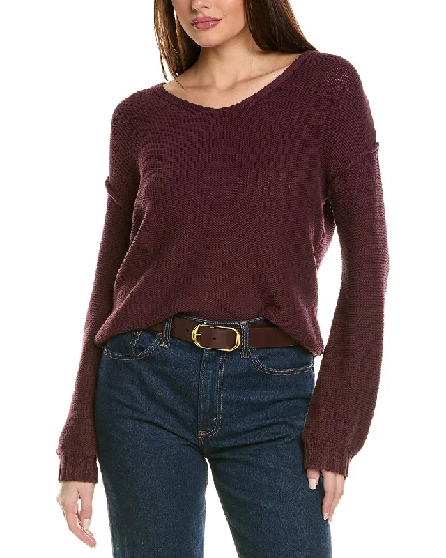 Elegant Simplicity Wardrobe Michael Stars Kendra Relaxed Sweater