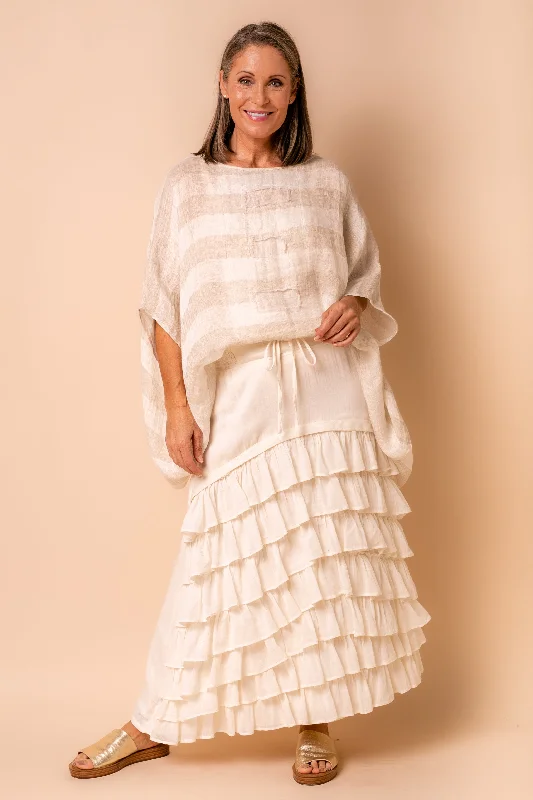 Limited Stock, Big Discounts Tonya Skirt in Cream