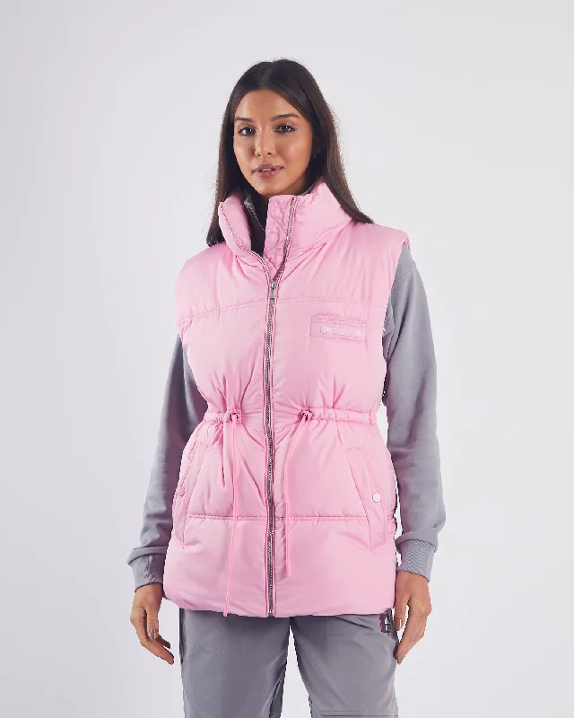 Style Versatile Women's Collection Zella Gilet Pink Lemonade