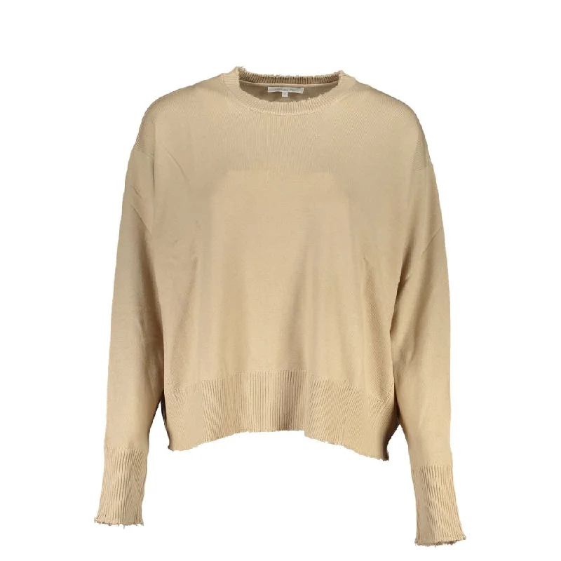 New Arrivals Patrizia Pepe Chic  Crew Neck Sweater with Contrast Women's Details