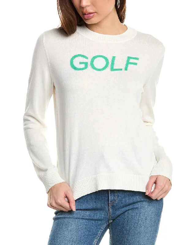 Chic Style, Always In Vogue Hannah Rose Golf Intarsia Cashmere-Blend Sweater