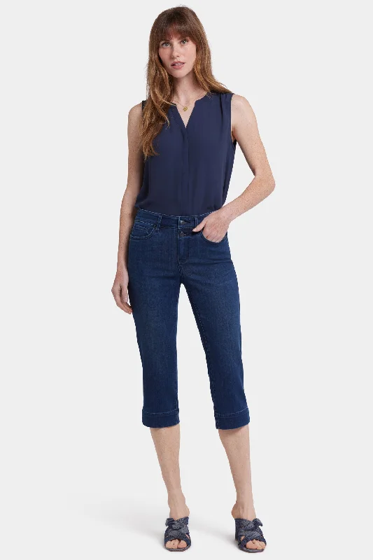 Seasonal Style Discounts Marilyn Straight Crop Jeans - Ibiza Blues