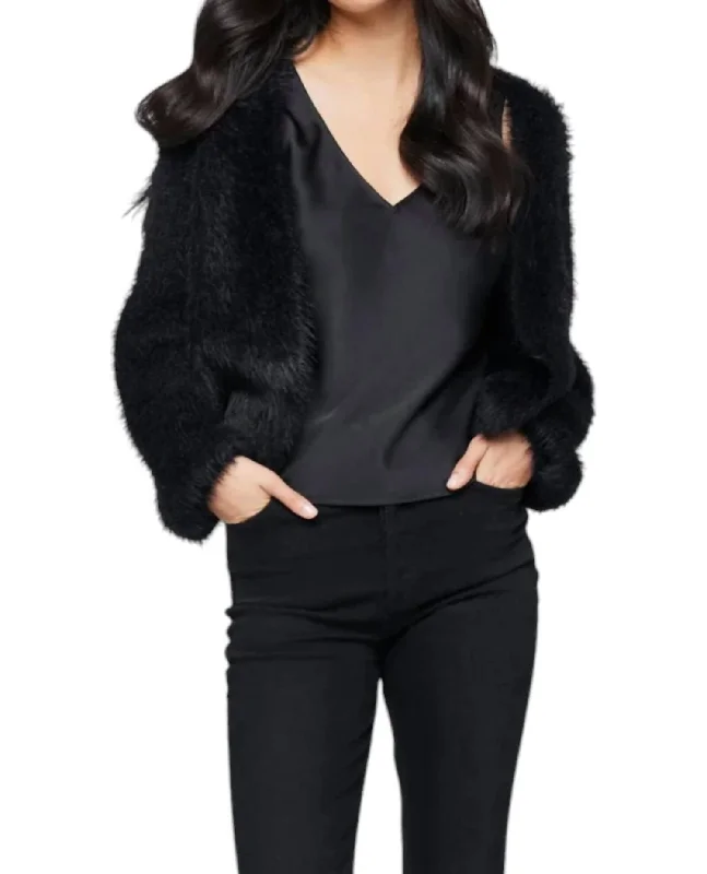 Hurry Before It's Gone Katherine Cardigan In Black