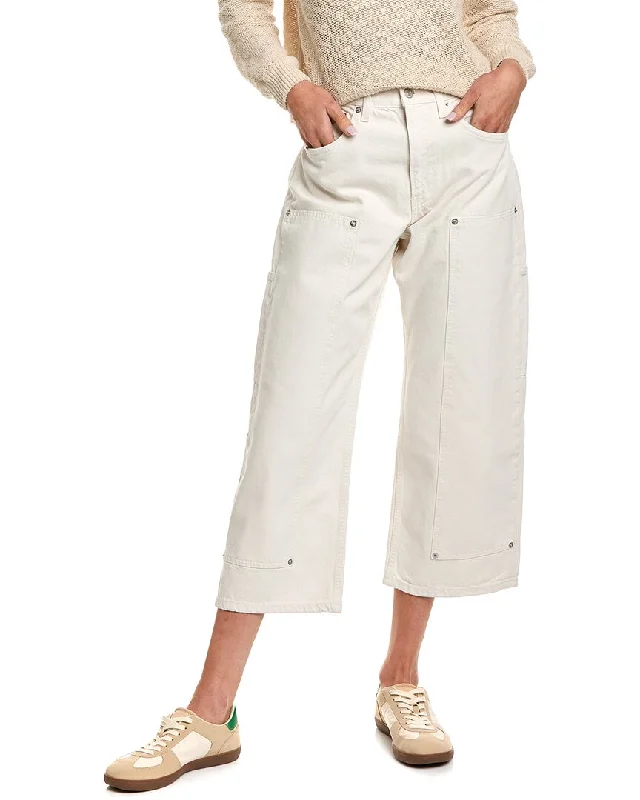 Polished Finish RE/DONE The Shortie Vintage White Jean