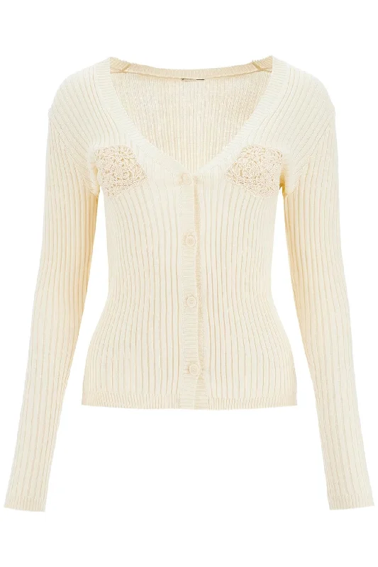 Great Deals On Ethnic Cultural Wear Magda Butrym Women's Crochet Insert Cardigan With Eight