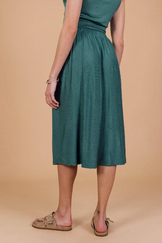 Chic And Edgy Skirt Serena Emerald Green