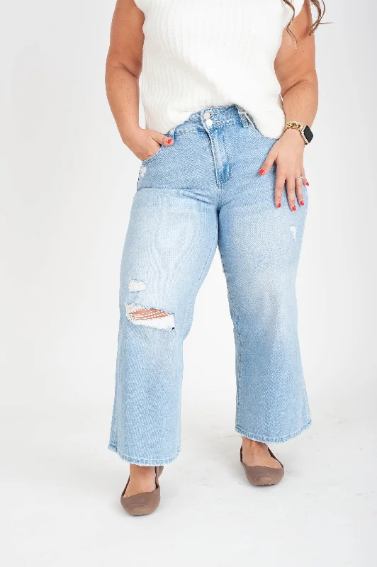 Trendy Aesthetics Cava High Rise Wide Leg Jeans