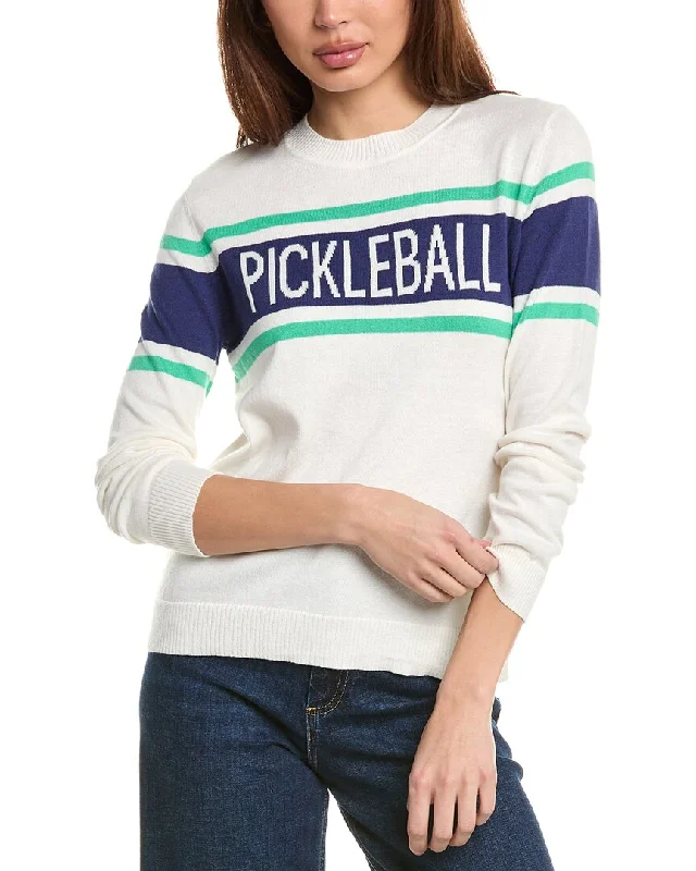 Effortless Style, Endless Impact Hannah Rose Pickleball Intarsia Cashmere-Blend Sweater