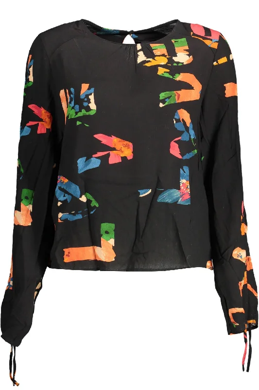 Best Deals Of The Season Desigual Elegant  Gathe Sleeve Women's Shirt