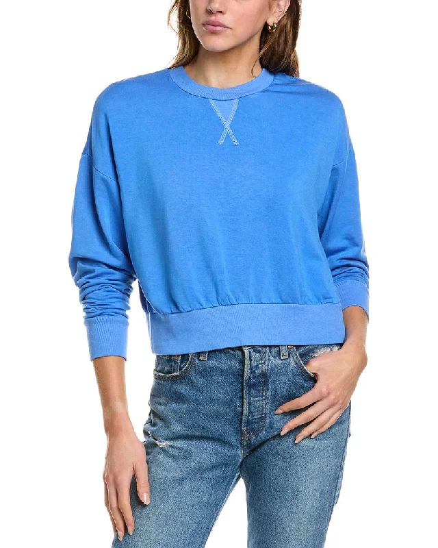 Season Appropriate Women's Collection Stateside Softest Fleece Cropped Pullover