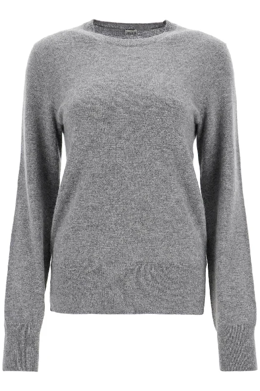 Feminine Soft - Hued Styles Toteme Women's Asymmetrical Mélange Cashmere Sweater